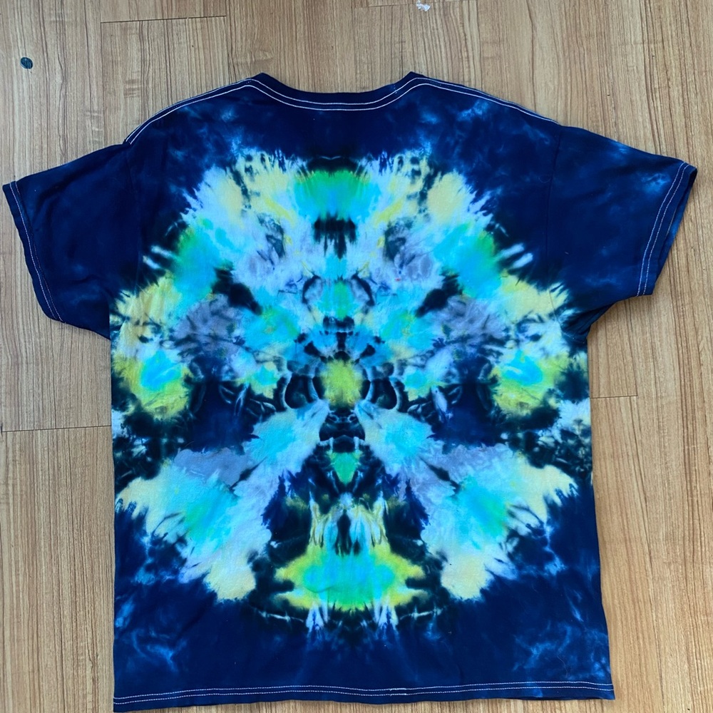 Galaxy tie dye V-neck